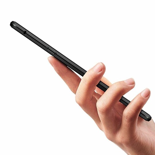 Magneettinen kuori Samsung Galaxy A50 näytönsuojalla - musta