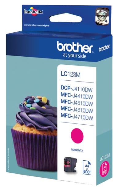 Brother LC123M mustekasetti (magenta)