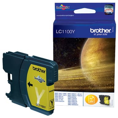 Brother LC1100Y mustekasetti (keltainen)