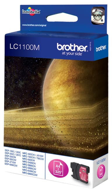 Brother LC1100M mustekasetti (magenta)