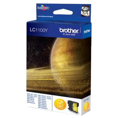 Brother LC1100Y mustekasetti (keltainen)