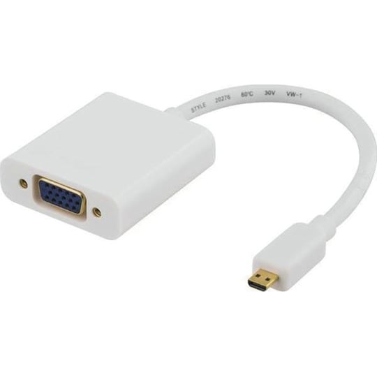 Qnect micro HDMI - VGA adapteri (0,2m)