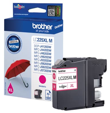 Brother LC-225XLM XL mustekasetti (magenta)