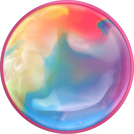 PopSockets Luxe älypuhelimen pidike (Swirl Rainbow)