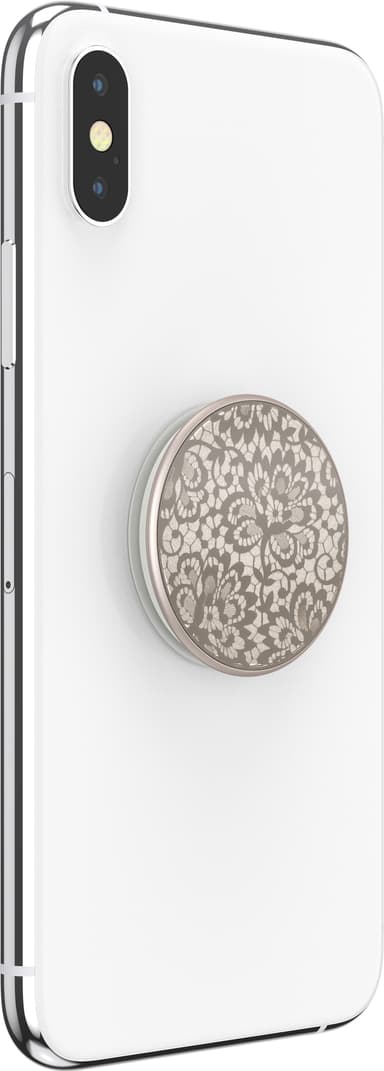 PopSockets Luxe älypuhelimen pidike (Lasercut Metal Floral Lace)
