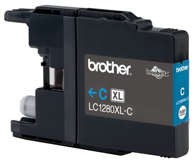 Brother LC1280XLC XL-mustekasetti (syaani)