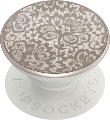 PopSockets Luxe älypuhelimen pidike (Lasercut Metal Floral Lace)