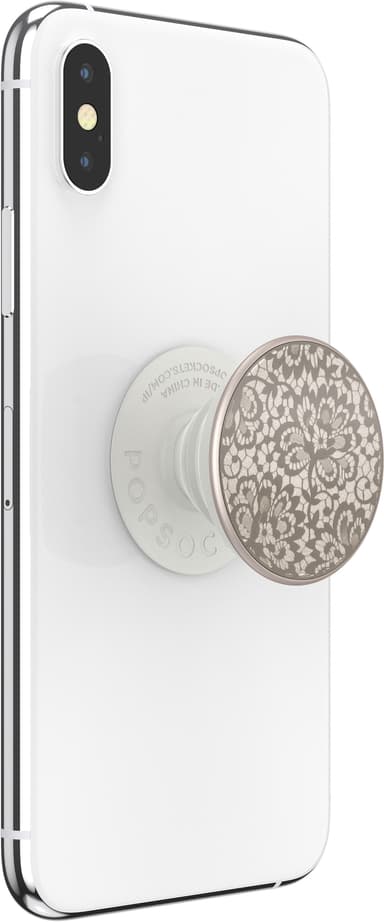 PopSockets Luxe älypuhelimen pidike (Lasercut Metal Floral Lace)