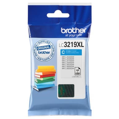 Brother LC-3219XLC XL mustekasetti (syaani)