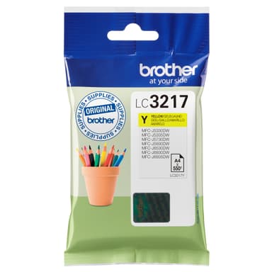 Brother LC-3217Y mustekasetti (keltainen)