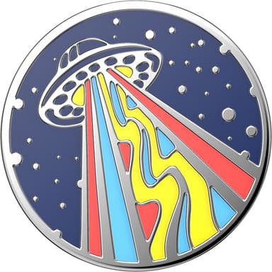 PopSockets Premium älypuhelimen pidike (Enamel Outta This World Navy)