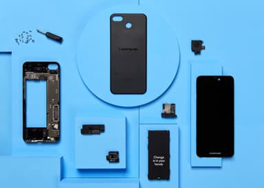 Fairphone 3 Plus älypuhelin (musta)