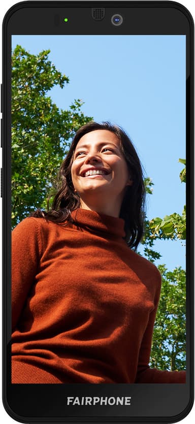 Fairphone 3 Plus älypuhelin (musta)