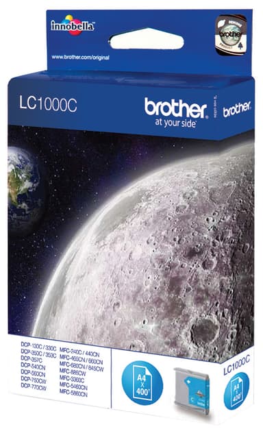 Brother LC1000C mustekasetti (syaani)