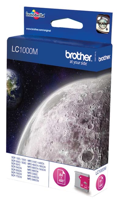 Brother LC1000M mustekasetti (magenta)