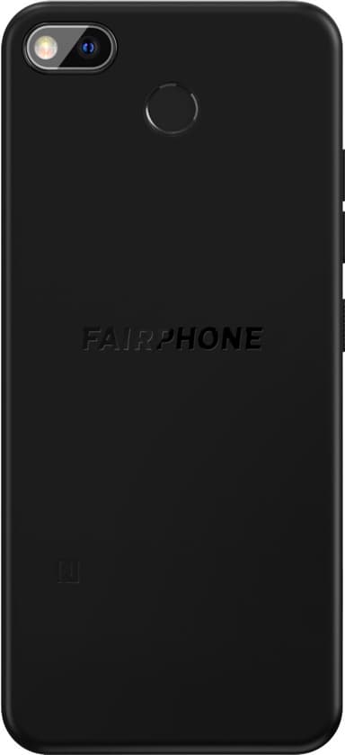 Fairphone 3 Plus älypuhelin (musta)