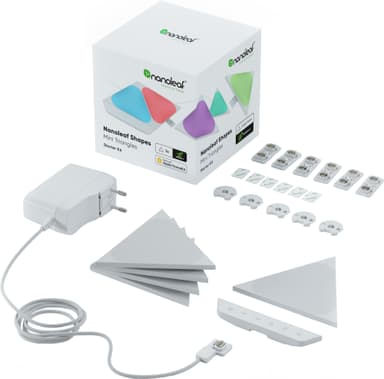 Nanoleaf Shapes Mini Triangles aloituspakkaus (5 paneelia)