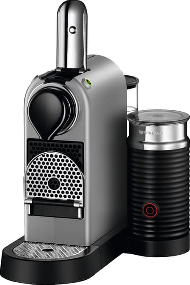 NESPRESSO® CitiZ&Milk kapselikeitin, Krups XN761B10WP (hopea)