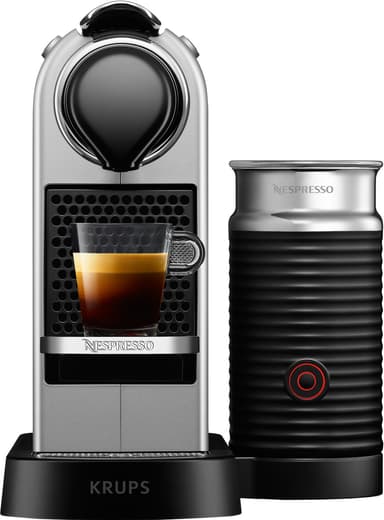 Nespresso CitiZ&Milk kapselikeitin XN761B10WP (hopea)