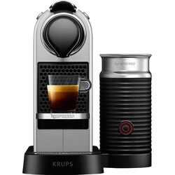 NESPRESSO® CitiZ&Milk kapselikeitin, Krups XN761B10WP (hopea)