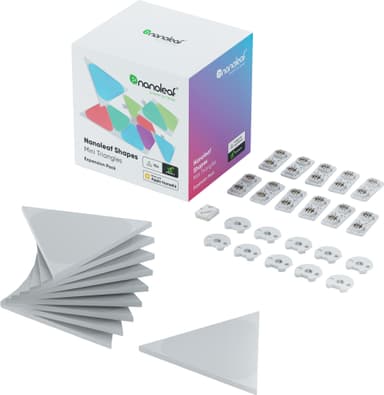 Nanoleaf Shapes Mini Triangles laajennuspakkaus (10 paneelia)