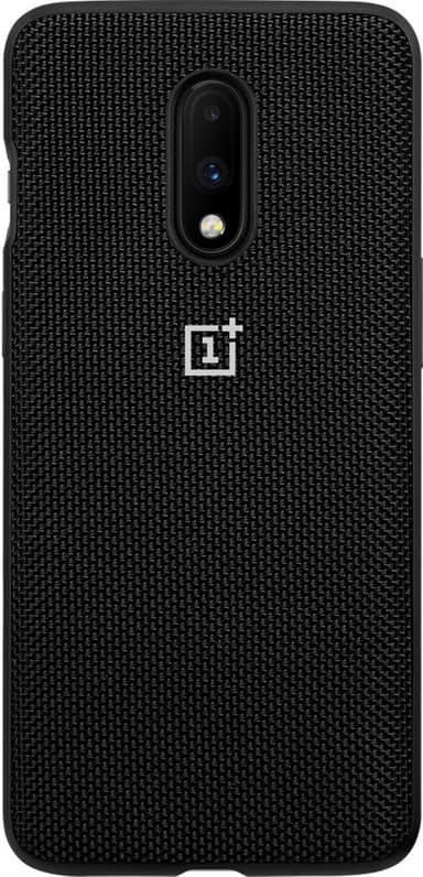 OnePlus 7 Nylon Bumper Case suojakuori (musta)