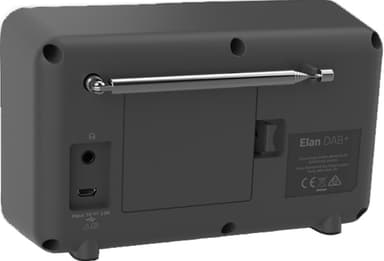 Pure Elan DAB+/FM radio (musta)