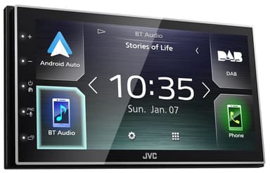 JVC Double DIN Dab+ autosoitin KW-M745DBT