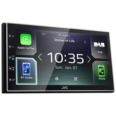 JVC Double DIN Dab+ autosoitin KW-M745DBT
