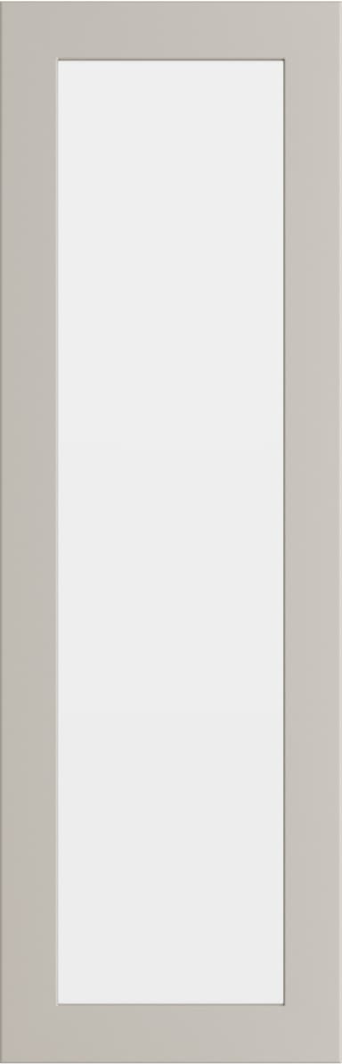 Epoq Trend Greige lasinen kaapinovi keittiöön 30x92 cm