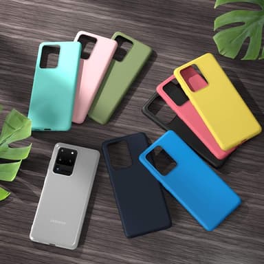 SKALO Samsung S20 Ultra Ultraohut TPU-kuori - Sininen