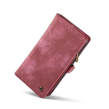 CASEME iPhone 12 Pro Max 2-in-1 Lompakko Puhelimen Kuori Punainen