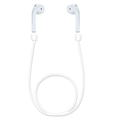 SKALO AirPods silikoni johto - Valkoinen
