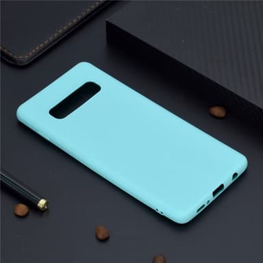 SKALO Samsung S10 Ultraohut TPU-kuori - Turkoosi