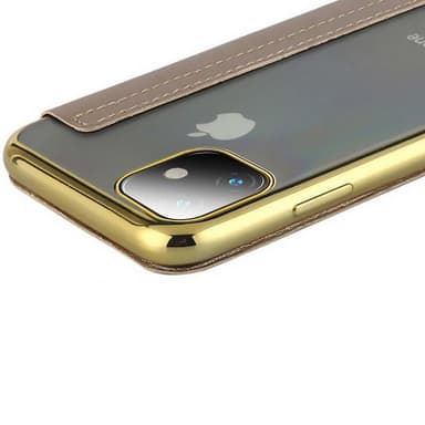 SKALO iPhone 11 Pro Max Lompakkokotelo TPU Ultra Ohut - Musta