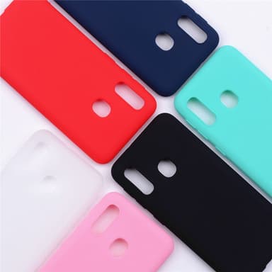 SKALO Samsung A20e Ultraohut TPU-kuori - Punainen