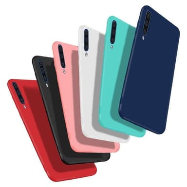 SKALO Samsung A70 Ultraohut TPU-kuori - Musta