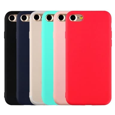 SKALO iPhone 7/8 Ultraohut TPU-kuori - Punainen