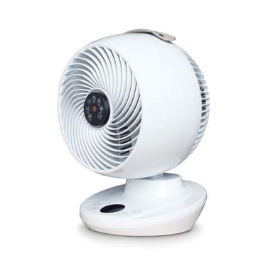 MeacoFan 650 tuuletin. DC-tekniikka. Kääntyy oikealta vasemmalle. Quiet Mark -sertifioitu. USB kaapeli. ECO-tila.