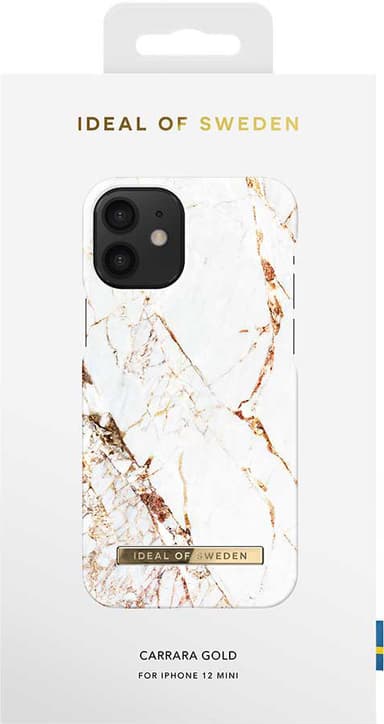 iDeal iPhone 12 mini suojakuori (Carrara Gold)