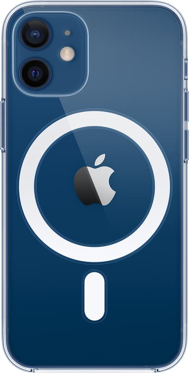 iPhone 12 mini suojakuori MagSafe-magneeteilla (läpinäkyvä)