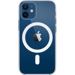 iPhone 12 mini suojakuori MagSafe-magneeteilla (läpinäkyvä)