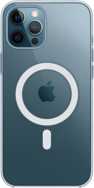 iPhone 12 Pro Max suojakuori MagSafe-magneeteilla (läpinäkyvä)