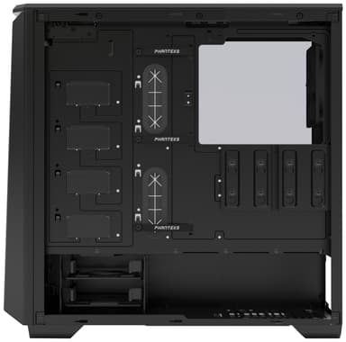 Phanteks Eclipse P400s PC kotelo (satiinimusta/ikkuna)