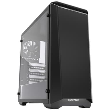 Phanteks Eclipse P400s PC-kotelo (musta/valk./ikkuna)