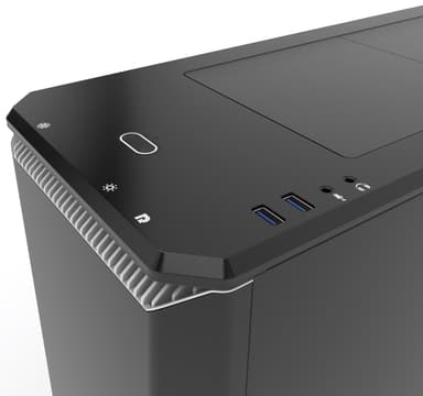 Phanteks Eclipse P400s PC-kotelo (musta/valk./ikkuna)