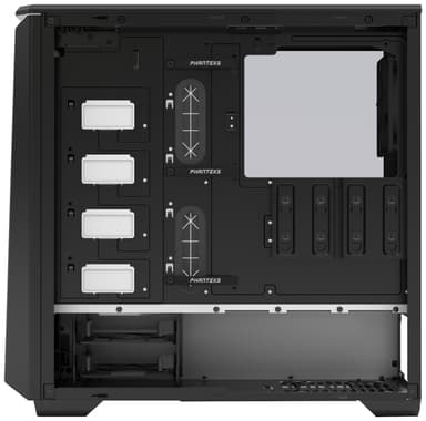 Phanteks Eclipse P400s PC-kotelo (musta/valk./ikkuna)