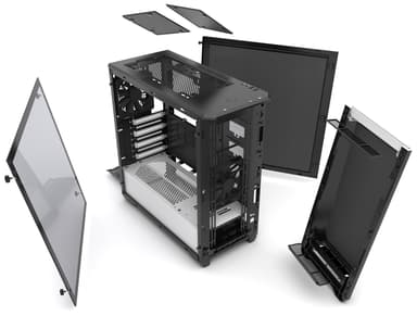 Phanteks Eclipse P400s PC-kotelo (musta/valk./ikkuna)
