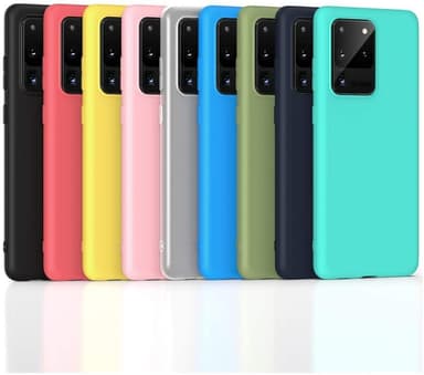 SKALO Samsung S20 Ultra Ultraohut TPU-kuori - Sininen