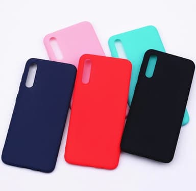 SKALO Samsung A50 Ultraohut TPU-kuori - Turkoosi